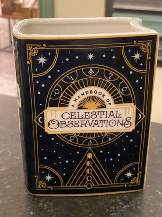 Book Vase- Celestial Observations