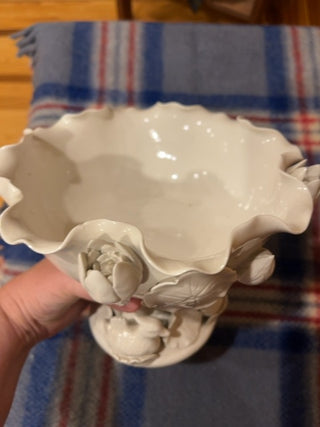 Ceramic Flora appliqué bowl