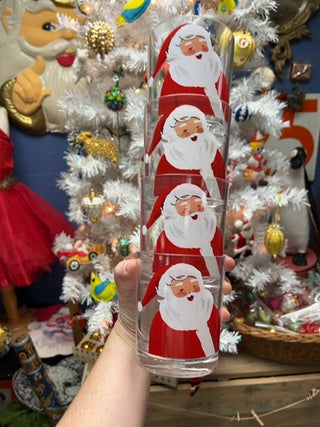 Santa tumbler set 4