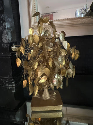 Vintage Brass Leaves Tree - Dream Tree