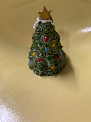 Vintage Ceramic Christmas Tree Napkin Holder 1974 #530