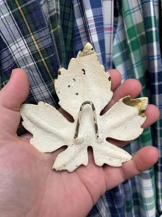 Metal leaf gold wall hanging