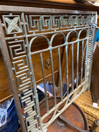 Early 1900’s  Solid Bronze Teller Window Cage FIRM Price is Firm