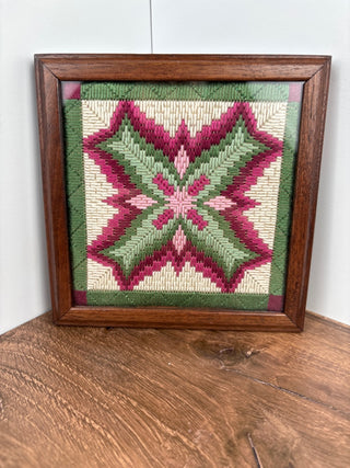 Needlepoint trivet