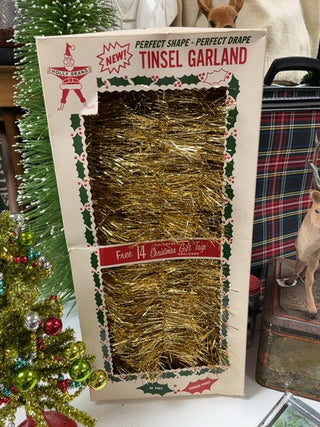 Holly Brand tinsel box