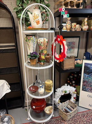 Display unit w/4 glass shelves