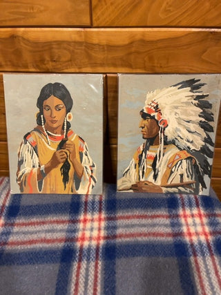 Native American PBN set of 2