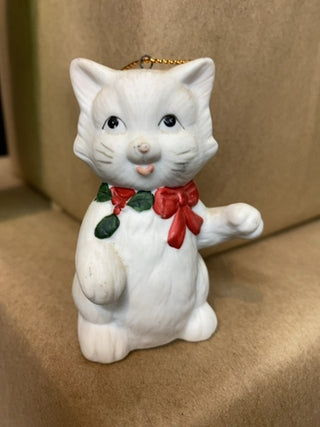 Ceramic Cat Ornament