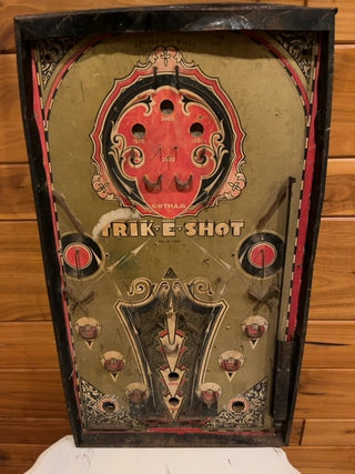 Trick E Shot pinball, metal AS IS