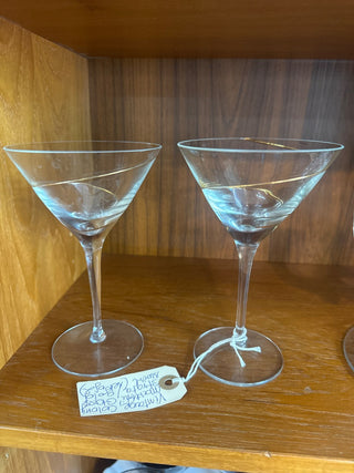 Vintage, Colony martini glasses (set of 2)
