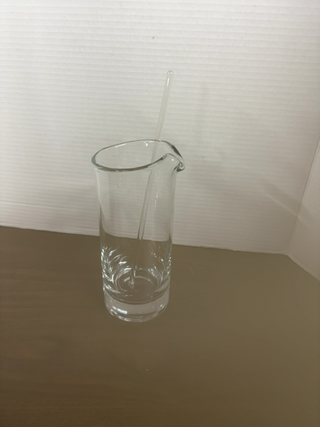 Vintage Cocktail Pitcher w/ Glass Stirrer #436