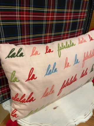 Falalala pillow