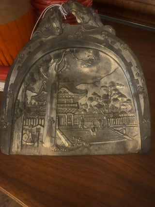 Vintage, Japanese silver plated crumb tray/wall hanging display