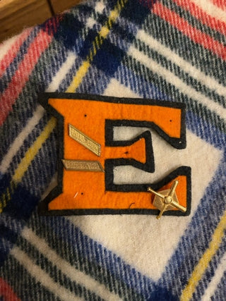 Varsity E w/pins