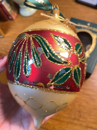 Waterford Glass Blown Ornament