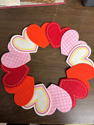 Valentine wreath