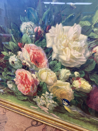 C.1940 Jean Babtiste Robie Fragrance in Bloom Print Original Frame