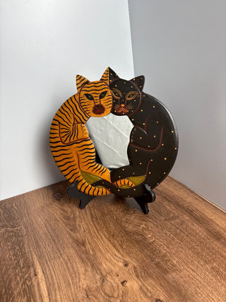 Hugging Cat Mirror