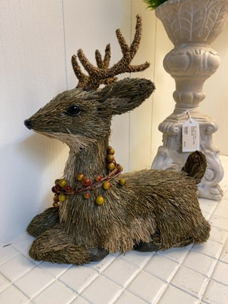 Straw Reindeer