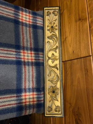 Italian MCM floral carving