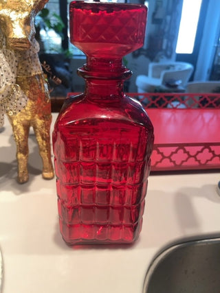 Red decanter