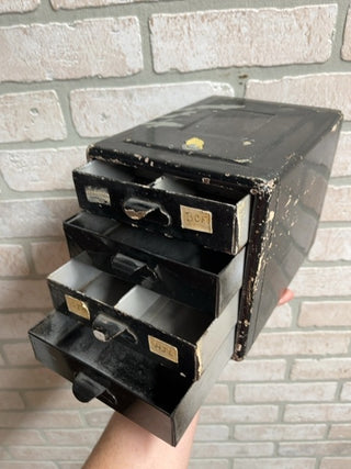 4 drawer metal tool box