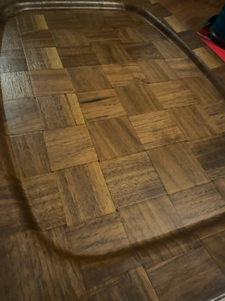 Vintage, Weavewood serving tray