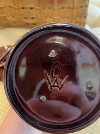 Marshall Fields ceramic crock