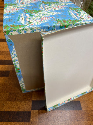 Large Vintage Christmas Gift Box