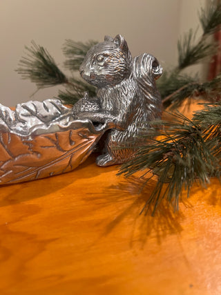 Arthur Court Squirrel Cracker Tray