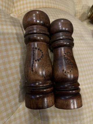 Wood S&P grinder set