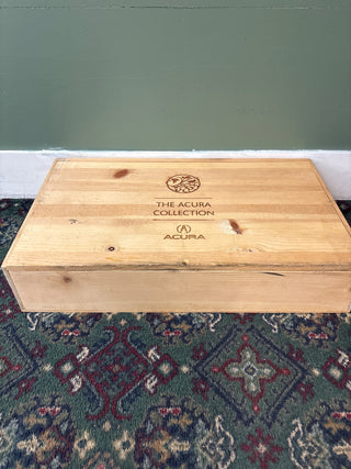 Wine Crate with Flip Lid