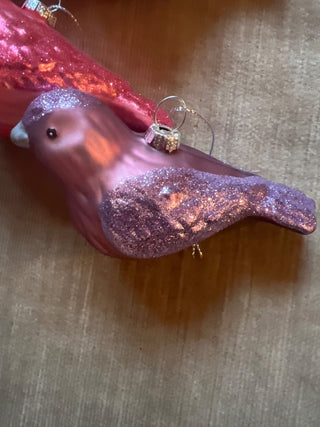 Glass Bird Ornament