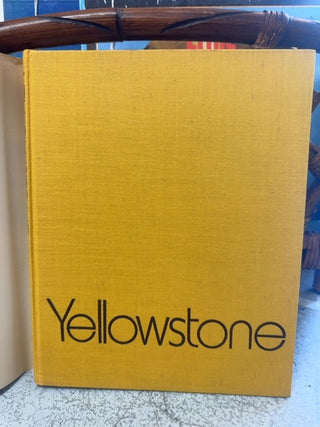 Vintage, 1972 hard covered book Yellowstone