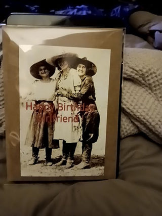 Cowgirls Birthday Card