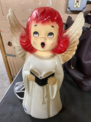 13” 1960’s Choir Angel Table Blow Mold