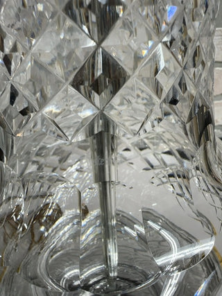 Huge Waterford Crystal lamp with original shade -