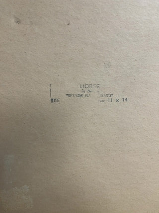 Litho Horses in Gallop