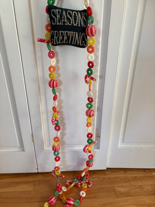 Vintage blow mold candy garland
