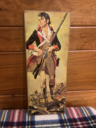 Revolutionary soldier wall hang