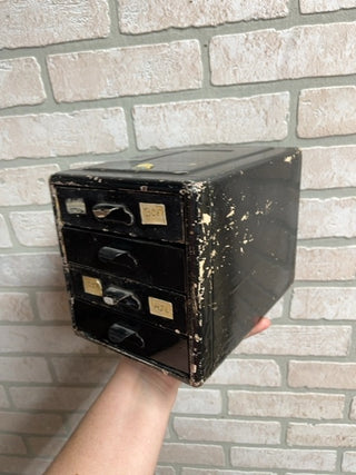 4 drawer metal tool box