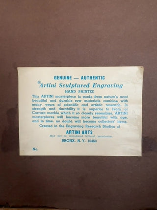 Vintage, Artini sculpture wall art