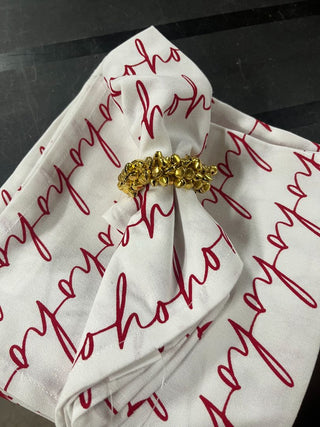 Jingle Bell Gold Napkin Ring - New