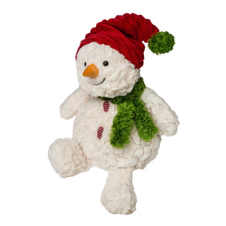 Let It Snow Putty Snowman plush toy with ultra-soft neutral fabric and classic snowman design, perfect for cuddling or gifting | JSQ Mercantile – a women’s boutique and gift shop in La Grange, IL
