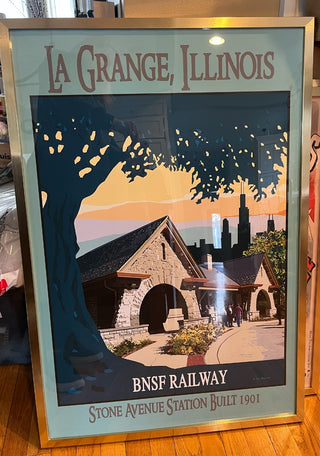 Lagrange Poster in Frame by Donna Skonning