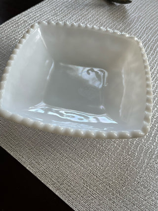 Vintage Milk Glass Dish