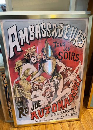 Framed French Poster "Ambassadeurs"