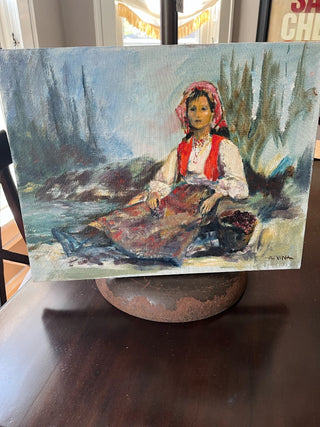 Baltic Folk Painting Artist Alvina