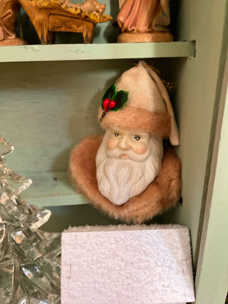 Vintage Santa Head Ornament