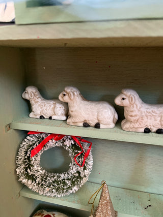 3 Ceramic Lambs Nativity Set (3Piece)